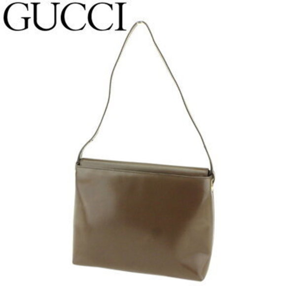 Gucci Shoulder Bag brown leather Shoulder Bag the - Picture 1 of 6
